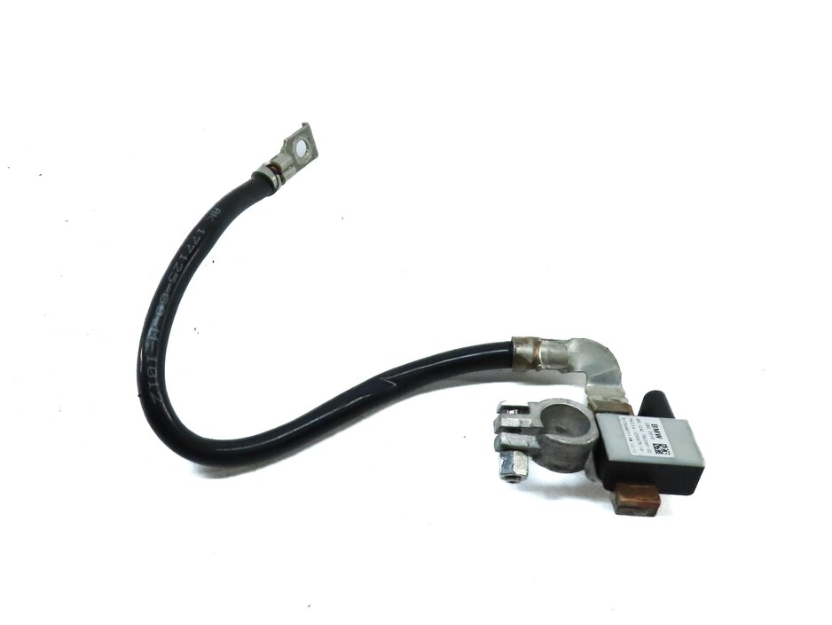 Thumbnail 2: 2013 BMW X5 M X5M ///M E70 NEGATIVE BATTERY CABLE w/ INTELLIGENT BATTERY MODULE