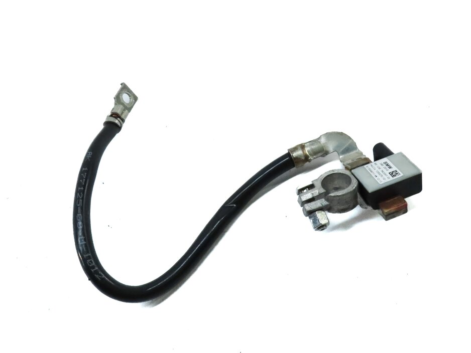 Thumbnail 3: 2013 BMW X5 M X5M ///M E70 NEGATIVE BATTERY CABLE w/ INTELLIGENT BATTERY MODULE