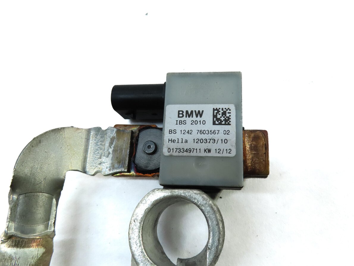 Thumbnail 5: 2013 BMW X5 M X5M ///M E70 NEGATIVE BATTERY CABLE w/ INTELLIGENT BATTERY MODULE
