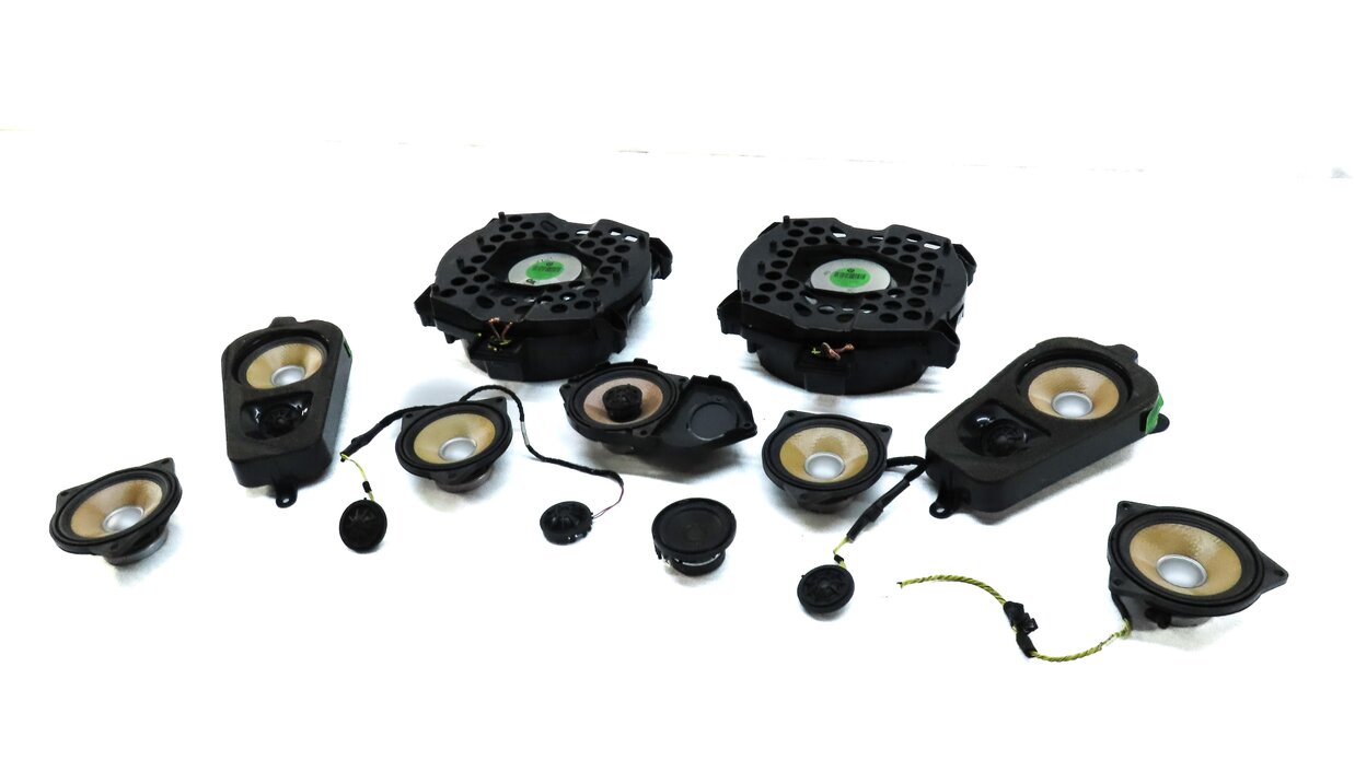 2013 BMW X5M ///M (E70) FRONT REAR LEFT RIGHT RADIO STEREO SPEAKER SET 14