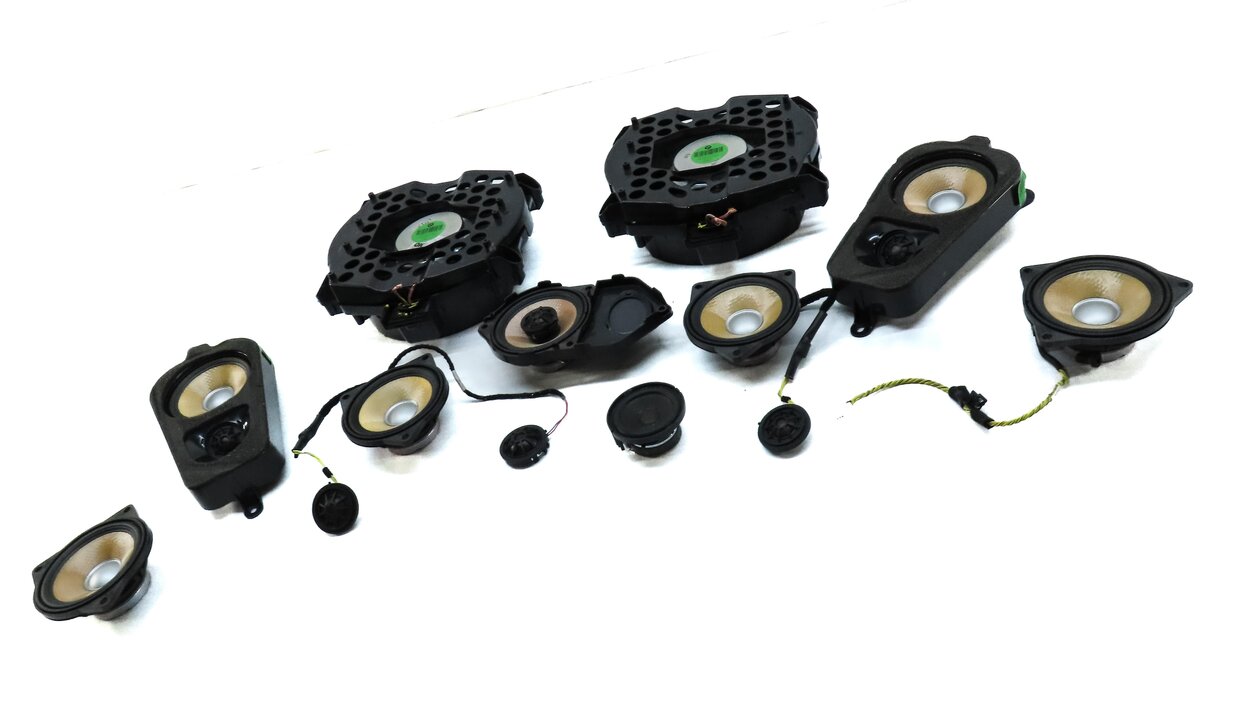 Thumbnail 2: 2013 BMW X5M ///M (E70) FRONT REAR LEFT RIGHT RADIO STEREO SPEAKER SET 14