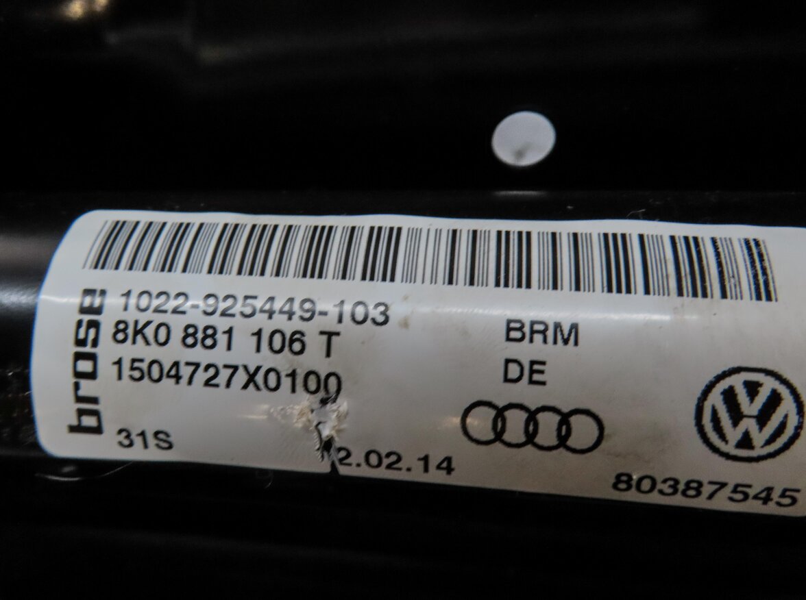 Thumbnail 7: 11-14 PORSCHE CAYENNE (958) RIGHT FRONT PASSENGER SEAT TRACK & MOTORS w/ MEMORY