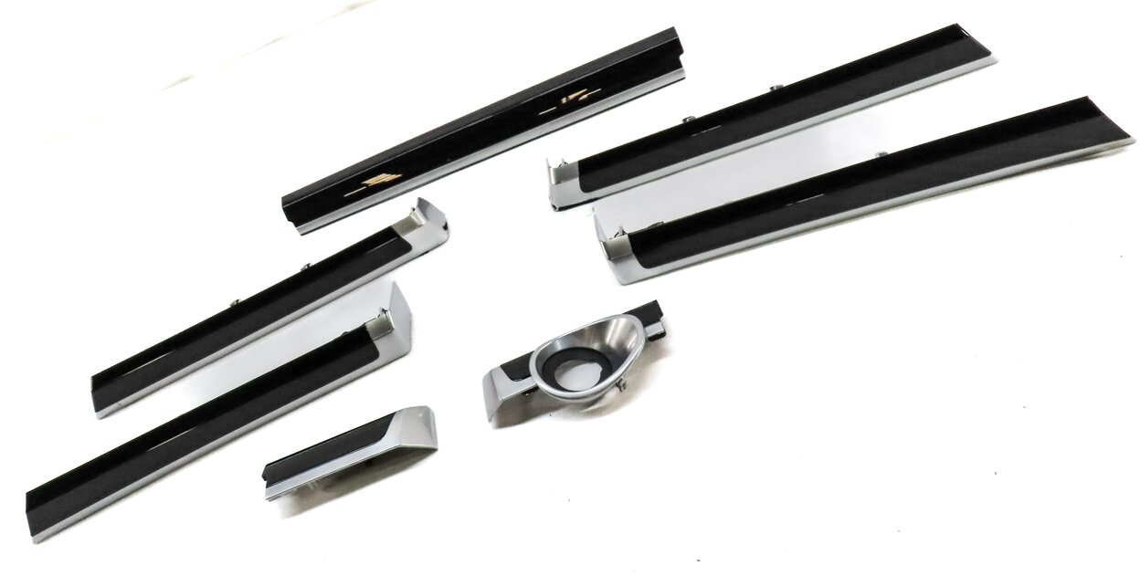 Thumbnail 3: 2014 PORSCHE CAYENNE HYBRID (958) FRONT REAR LEFT RIGHT TRIM SET 7 (PIANO BLACK)