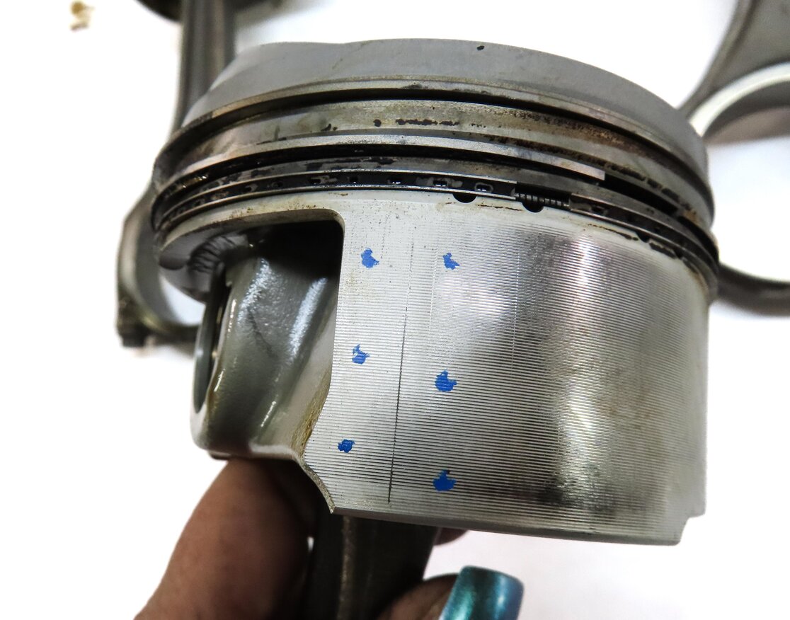 Thumbnail 6: 11-18 CAYENNE PANAMERA (958 970 G1) 3.0L HYBRID PISTON & CONNECTING ROD SET 6