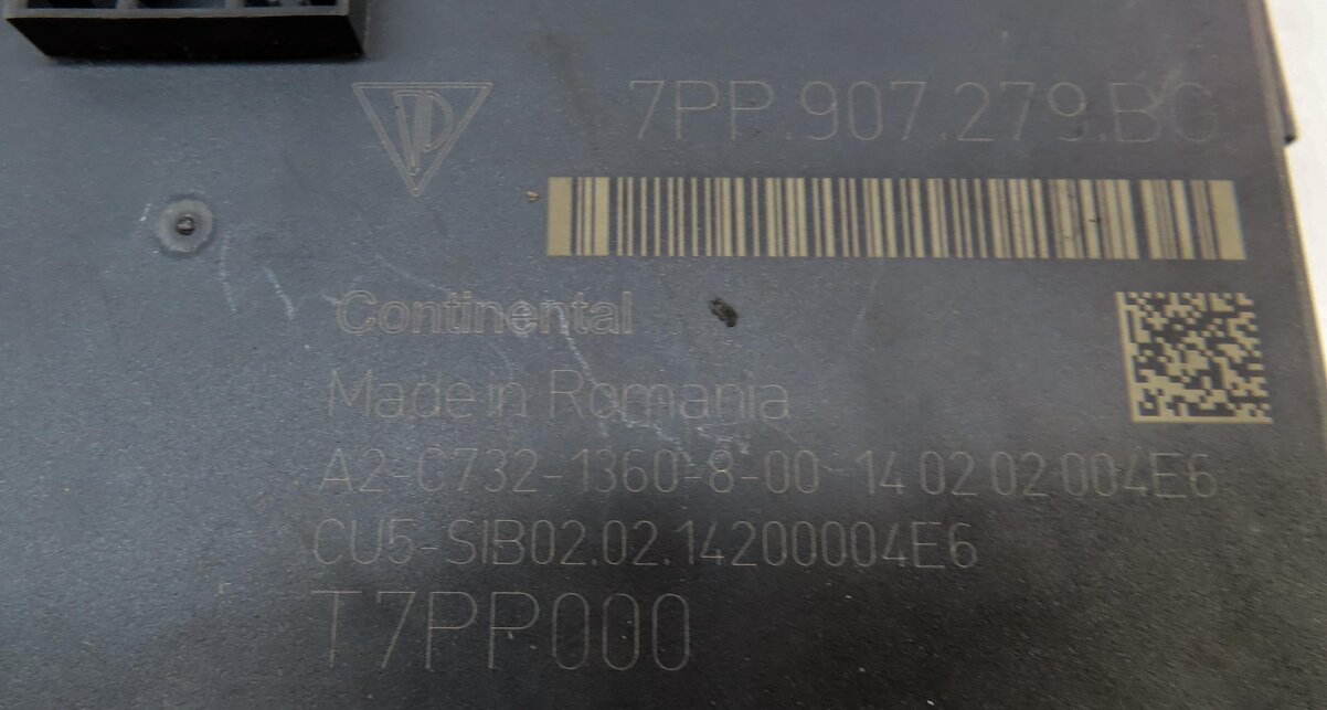Thumbnail 11: 13-14 PORSCHE CAYENNE (958) 3.0L HYBRID SPEEDOMETER BODY ENGINE MODULE & KEY SET