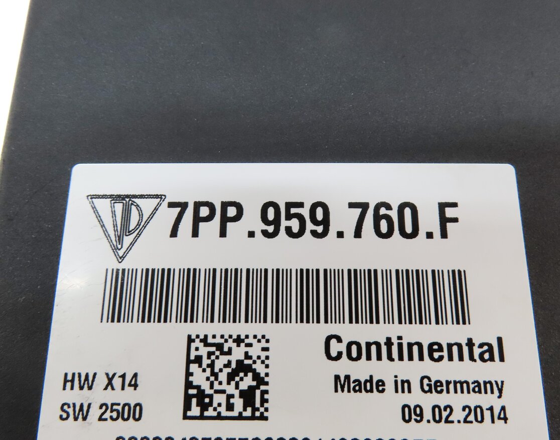 Thumbnail 4: 2014 PORSCHE CAYENNE HYBRID (958) FRONT LEFT OR RIGHT SEAT CONTROL MODULE