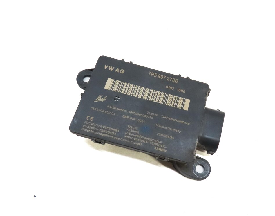 2014 PORSCHE CAYENNE HYBRID (958) TIRE PRESSURE MONITOR TPMS CONTROL MODULE