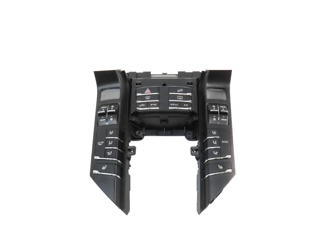 Thumbnail 2: 2011-2018 PORSCHE CAYENNE (958) FRONT HEATER A/C TEMPERATURE CONTROL PANEL