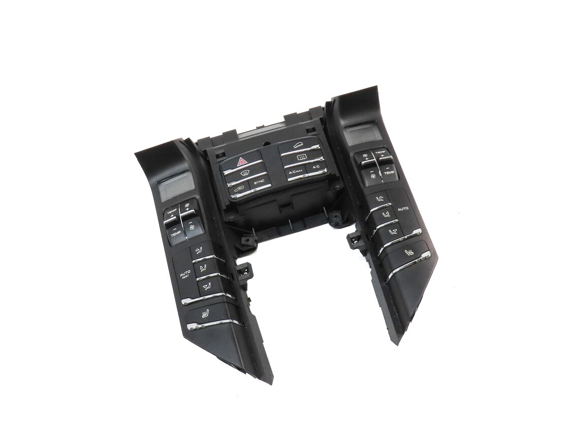 Thumbnail 3: 2011-2018 PORSCHE CAYENNE (958) FRONT HEATER A/C TEMPERATURE CONTROL PANEL