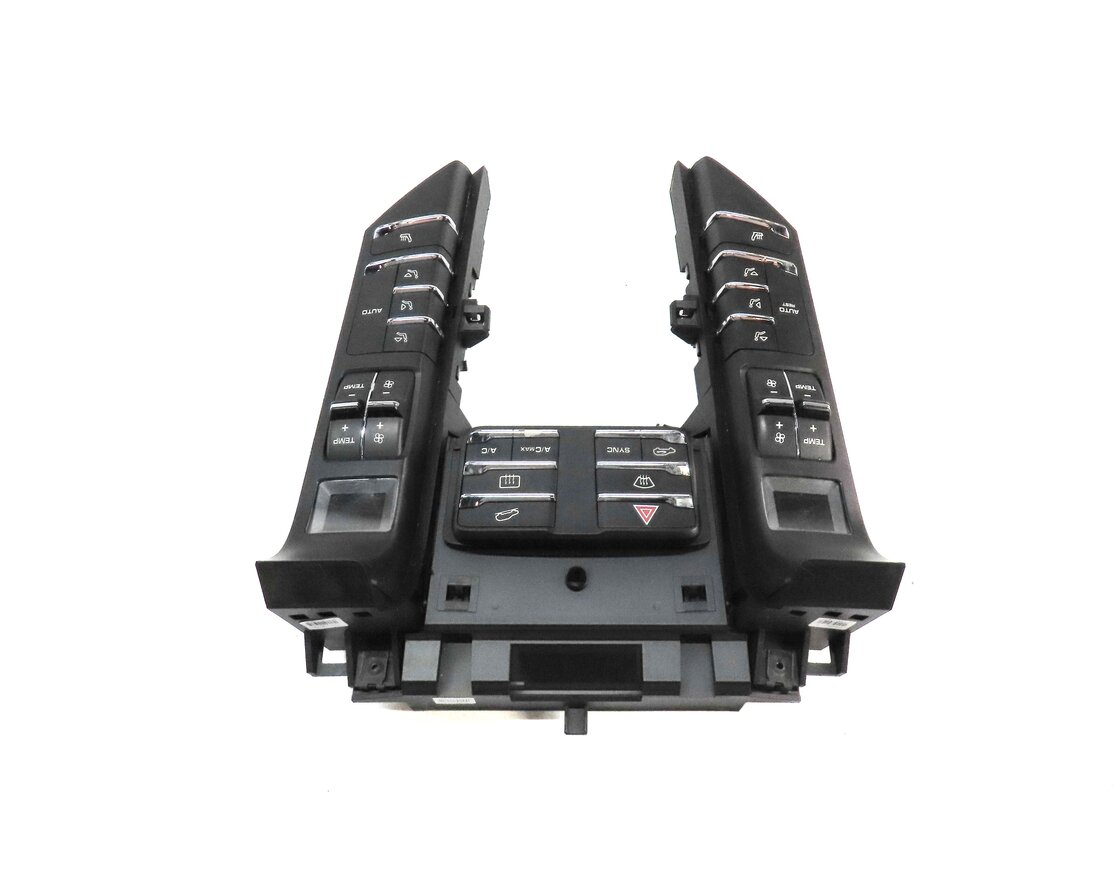 Thumbnail 4: 2011-2018 PORSCHE CAYENNE (958) FRONT HEATER A/C TEMPERATURE CONTROL PANEL