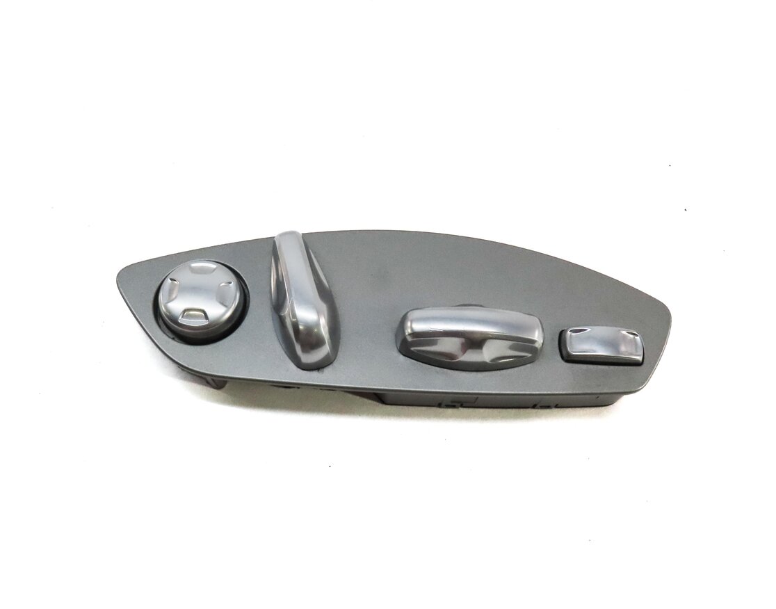 Thumbnail 4: 2014 PORSCHE CAYENNE HYBRID 958 FRONT RIGHT PASSENGER SEAT ADJUST SWITCH SILVER