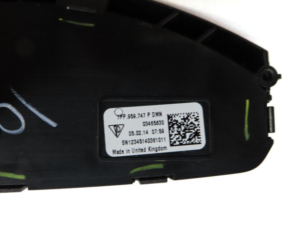 Thumbnail 6: 2014 PORSCHE CAYENNE HYBRID (958) FRONT LEFT DRIVER SEAT ADJUST SWITCH (SILVER)