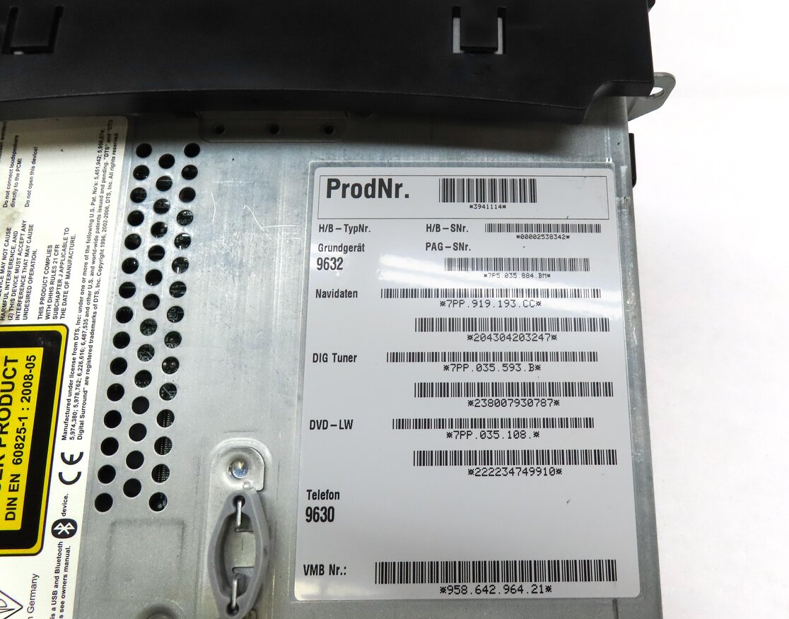 Thumbnail 8: 2011-2016 PORSCHE CAYENNE (958) RADIO STEREO GPS NAVIGATION RECEIVER DISPLAY
