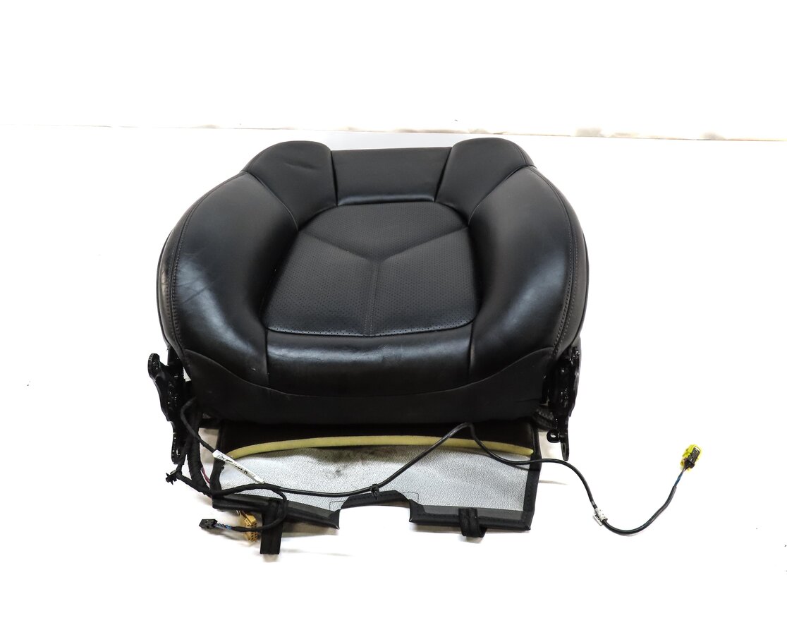 Thumbnail 3: 2014 PORSCHE CAYENNE HYBRID (958) FRONT RIGHT UPPER HEATED SEAT CUSHION (BLACK)