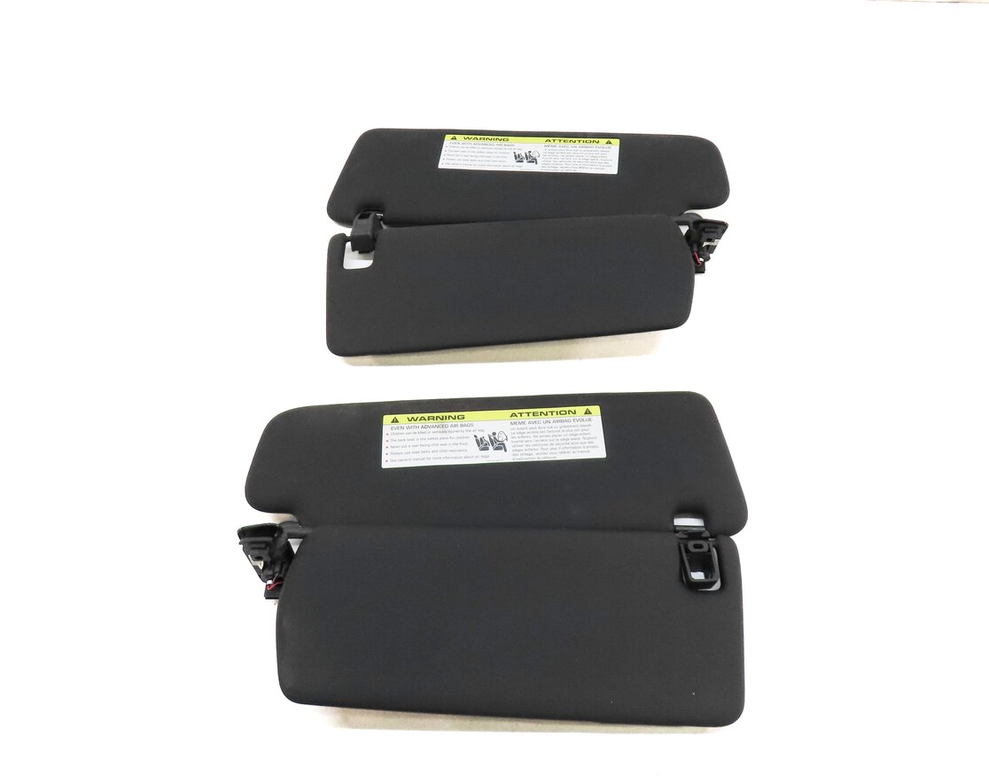 Thumbnail 5: 2011-2014 PORSCHE CAYENNE (958) FRONT LEFT & RIGHT SUNVISOR SHADE SET (BLACK)