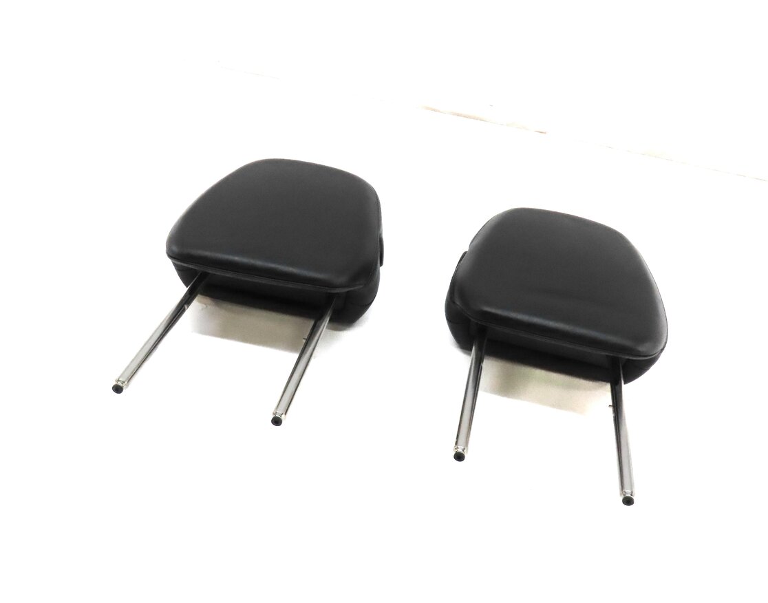 11-18 PORSCHE CAYENNE 958 FRONT LEFT DRIVER RIGHT PASSENGER HEADREST SET (BLACK)