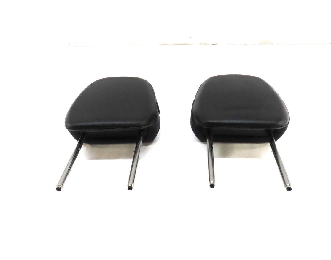Thumbnail 2: 11-18 PORSCHE CAYENNE 958 FRONT LEFT DRIVER RIGHT PASSENGER HEADREST SET (BLACK)
