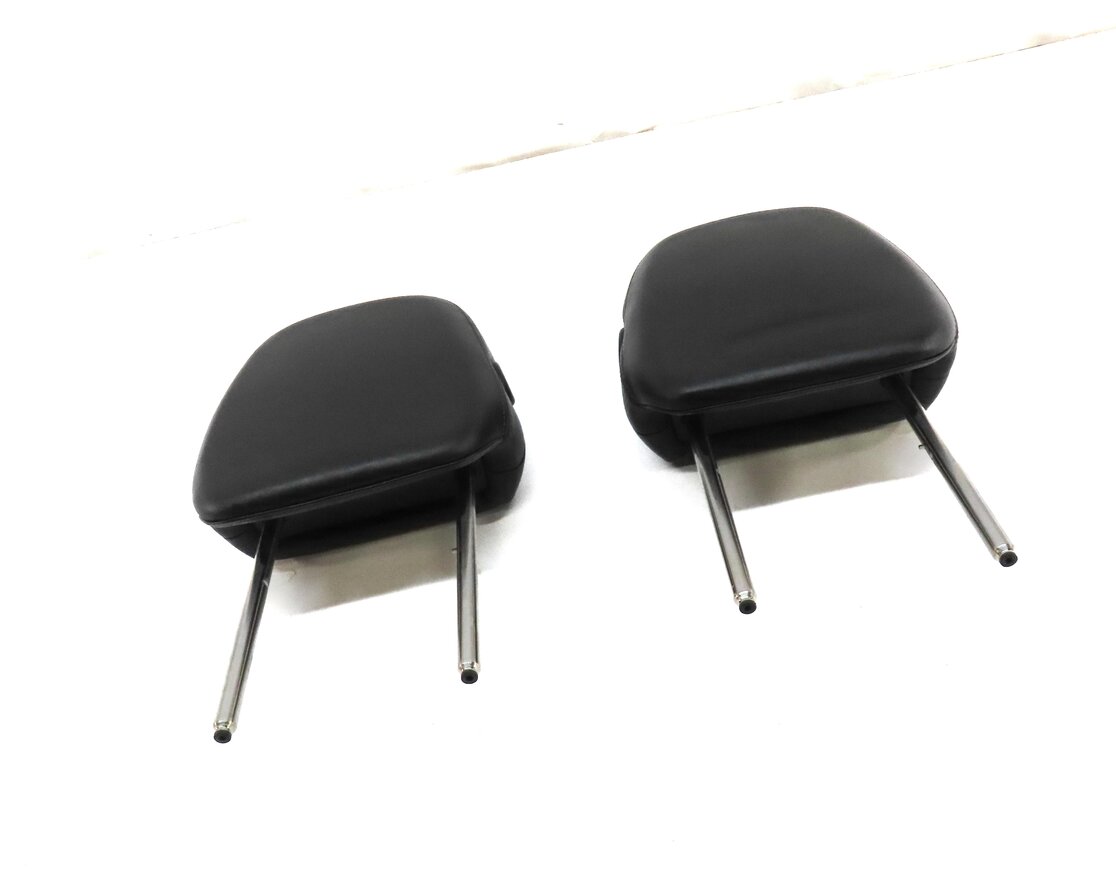 Thumbnail 3: 11-18 PORSCHE CAYENNE 958 FRONT LEFT DRIVER RIGHT PASSENGER HEADREST SET (BLACK)