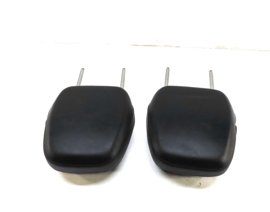 Thumbnail 4: 11-18 PORSCHE CAYENNE 958 FRONT LEFT DRIVER RIGHT PASSENGER HEADREST SET (BLACK)