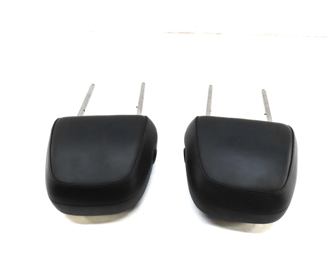 Thumbnail 5: 11-18 PORSCHE CAYENNE 958 FRONT LEFT DRIVER RIGHT PASSENGER HEADREST SET (BLACK)