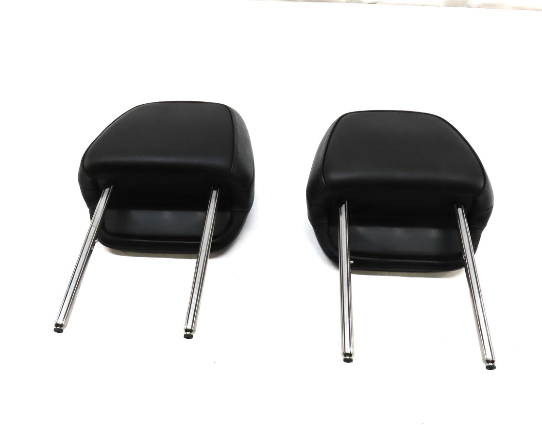 Thumbnail 6: 11-18 PORSCHE CAYENNE 958 FRONT LEFT DRIVER RIGHT PASSENGER HEADREST SET (BLACK)