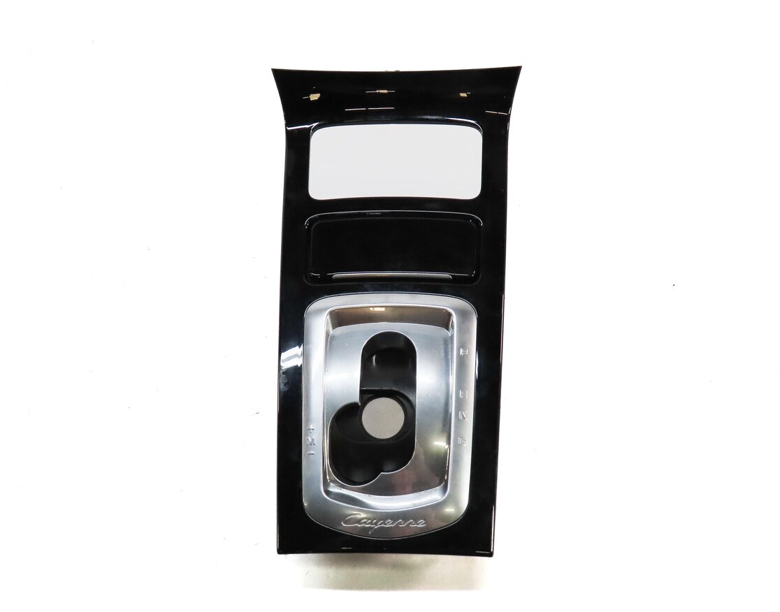 Thumbnail 2: 2014 PORSCHE CAYENNE HYBRID 958 AUTOMATIC TRANSMISSION SHIFTER SHIFT TRIM BLACK