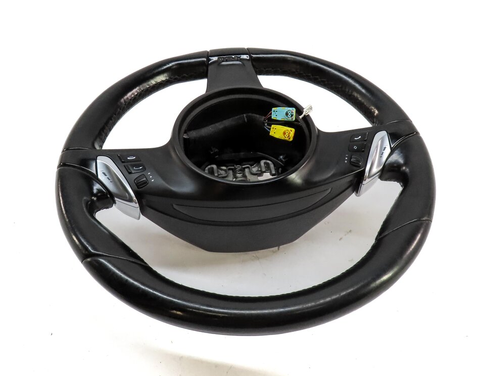 Thumbnail 4: 11-18 CAYENNE PANAMERA (958 970 G1) 3 SPOKE STEERING WHEEL w/ SWITCHES PADDLES