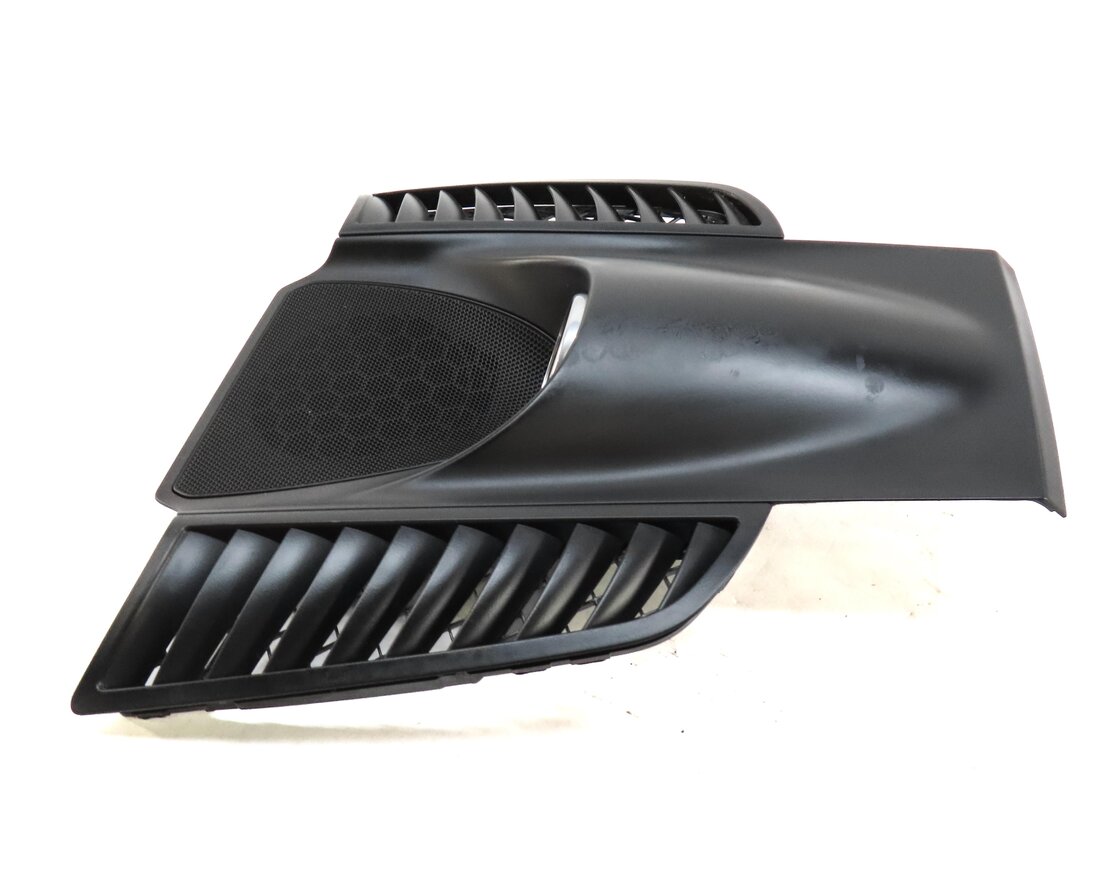 Thumbnail 4: 2014 PORSCHE CAYENNE HYBRID (958) CENTER DASH SPEAKER GRILLE w/ CLOCK (BLACK)