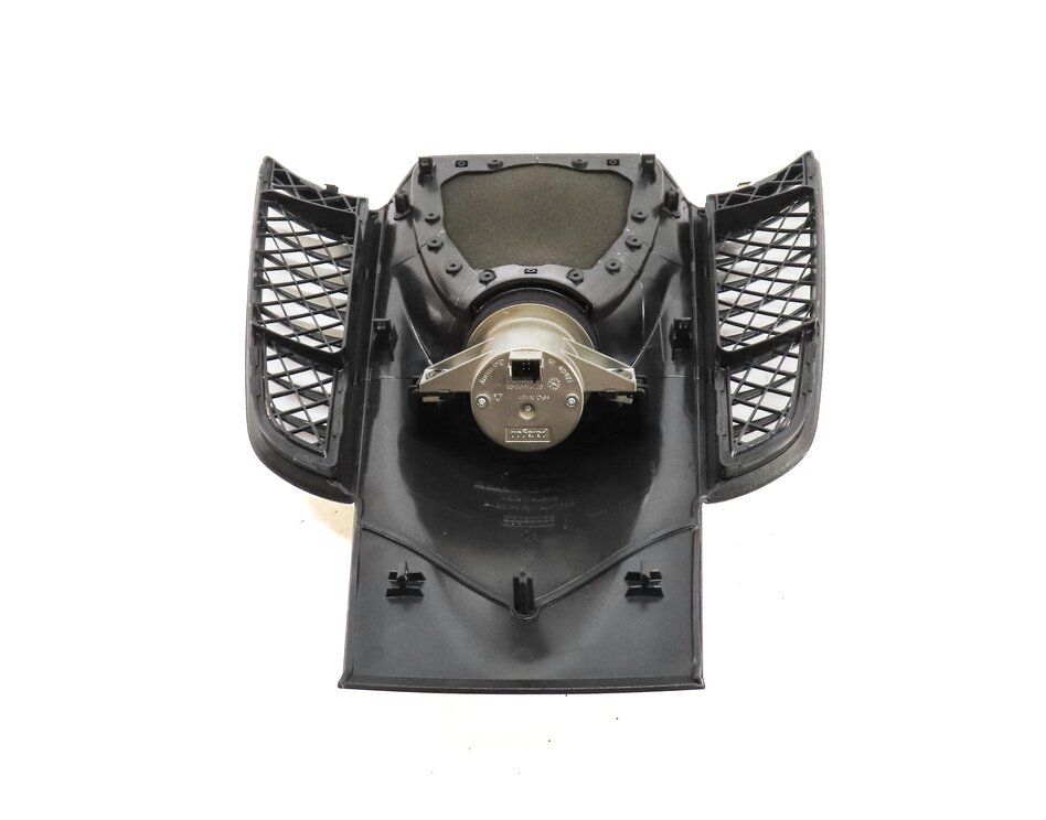 Thumbnail 6: 2014 PORSCHE CAYENNE HYBRID (958) CENTER DASH SPEAKER GRILLE w/ CLOCK (BLACK)