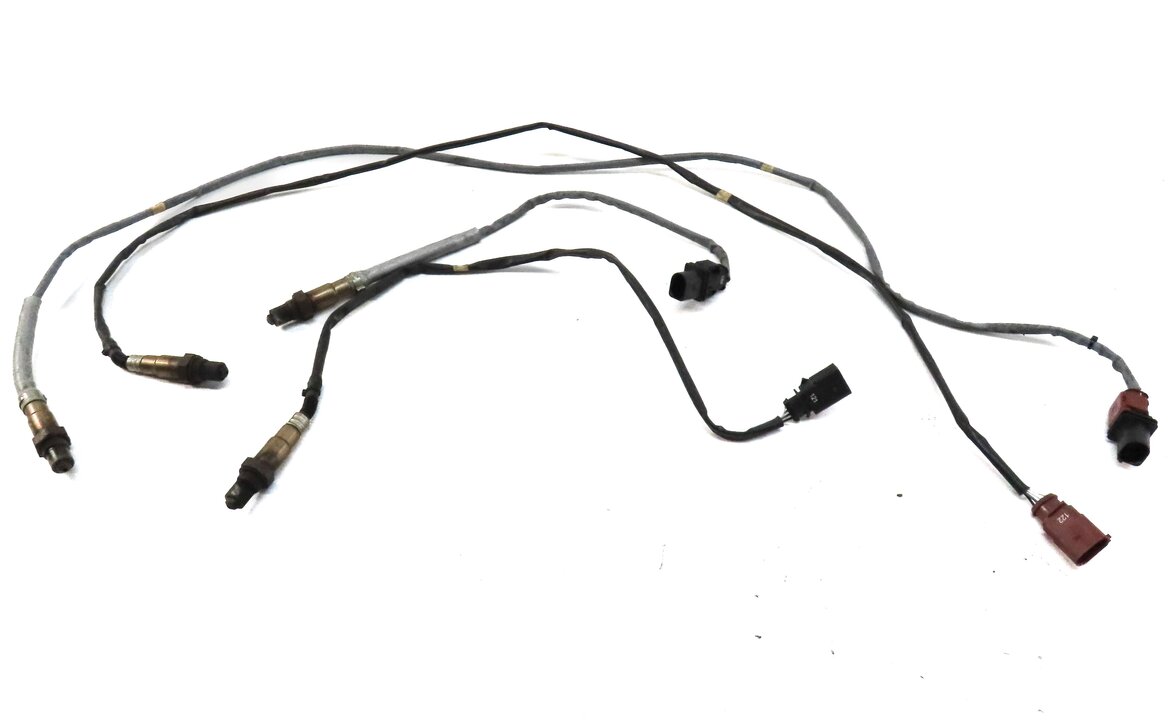 Thumbnail 2: 2014 PORSCHE CAYENNE (958) 3.0L HYBRID M06.EC ENGINE O2 OXYGEN SENSOR SET 4