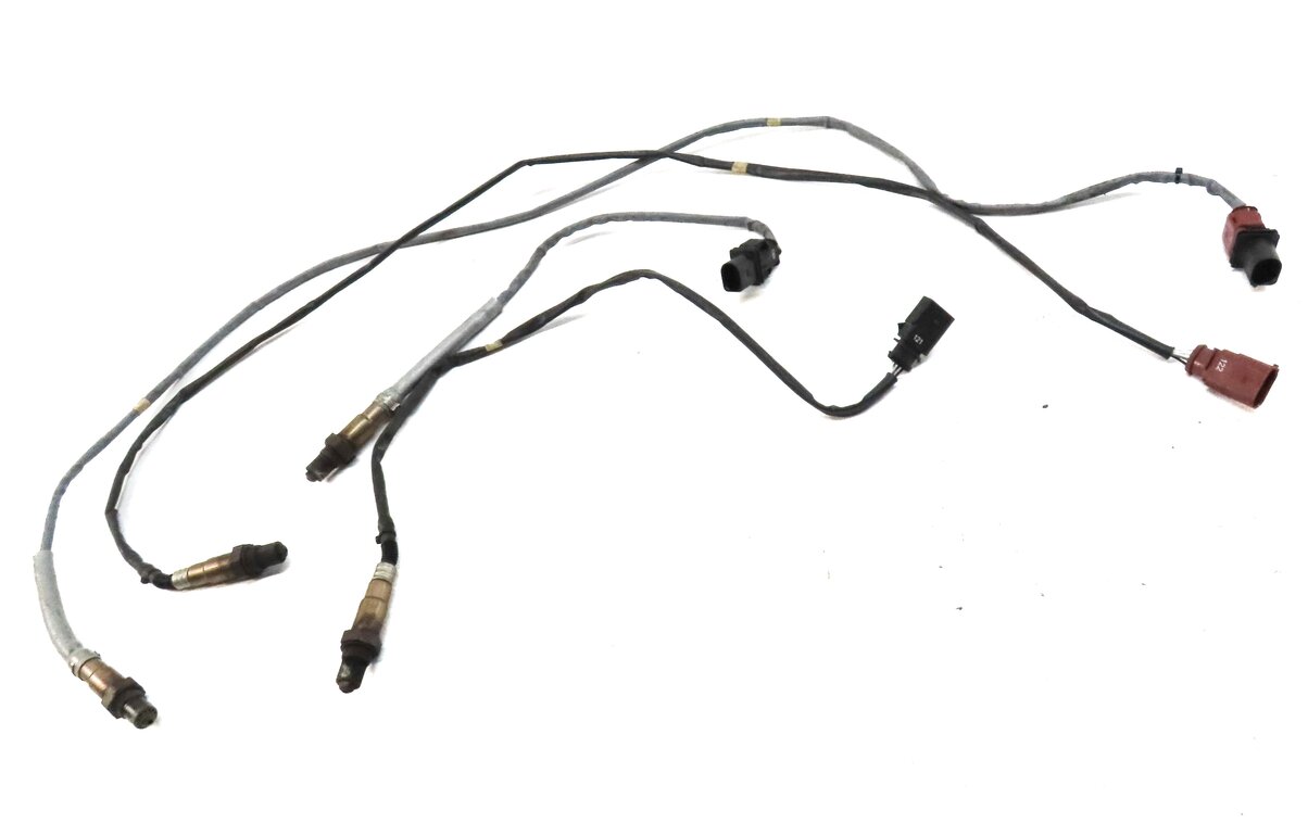 Thumbnail 3: 2014 PORSCHE CAYENNE (958) 3.0L HYBRID M06.EC ENGINE O2 OXYGEN SENSOR SET 4