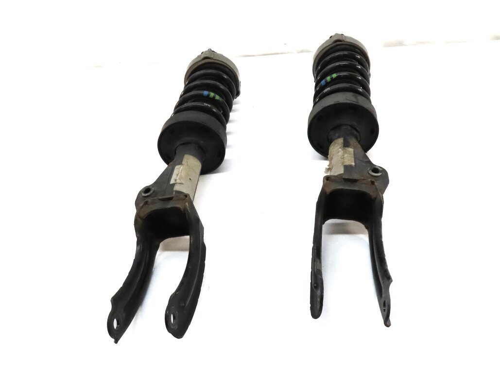 Thumbnail 2: 2011-2018 PORSCHE CAYENNE (958) FRONT LEFT & RIGHT SUSPENSION SHOCK STRUT SET-2