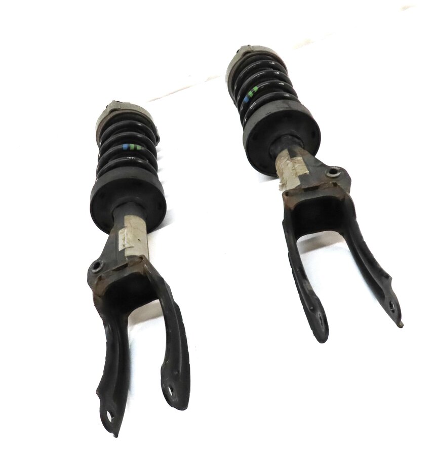 Thumbnail 3: 2011-2018 PORSCHE CAYENNE (958) FRONT LEFT & RIGHT SUSPENSION SHOCK STRUT SET-2