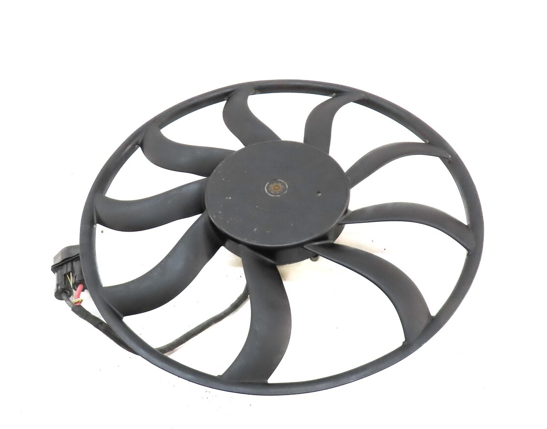 Thumbnail 2: 2011-2018 PORSCHE CAYENNE HYBRID (958) 3.0L RADIATOR COOLING FAN w/ SHROUD