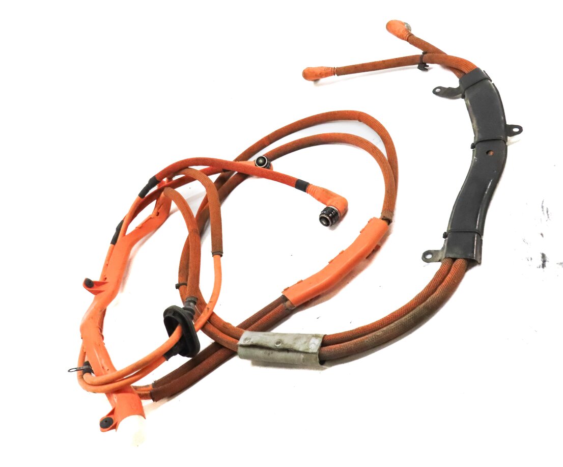 Thumbnail 3: 2014 PORSCHE CAYENNE HYBRID (958) HIGH VOLTAGE BATTERY CABLE WIRE WIRING HARNESS