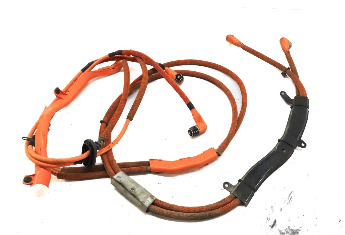 Thumbnail 4: 2014 PORSCHE CAYENNE HYBRID (958) HIGH VOLTAGE BATTERY CABLE WIRE WIRING HARNESS