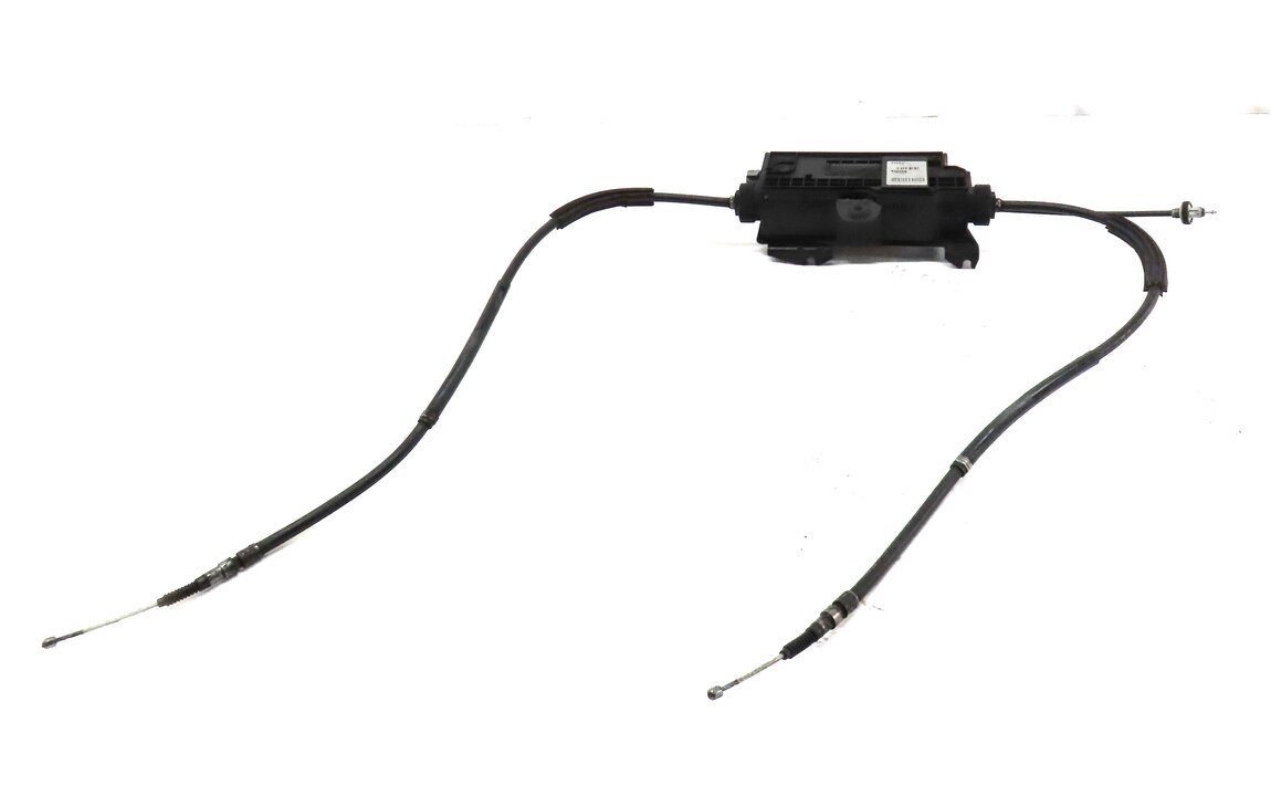 2013 BMW 750i (F01) EMERGENCY HILL PARKING E-BRAKE ACTUATOR w/ CABLES 6856931