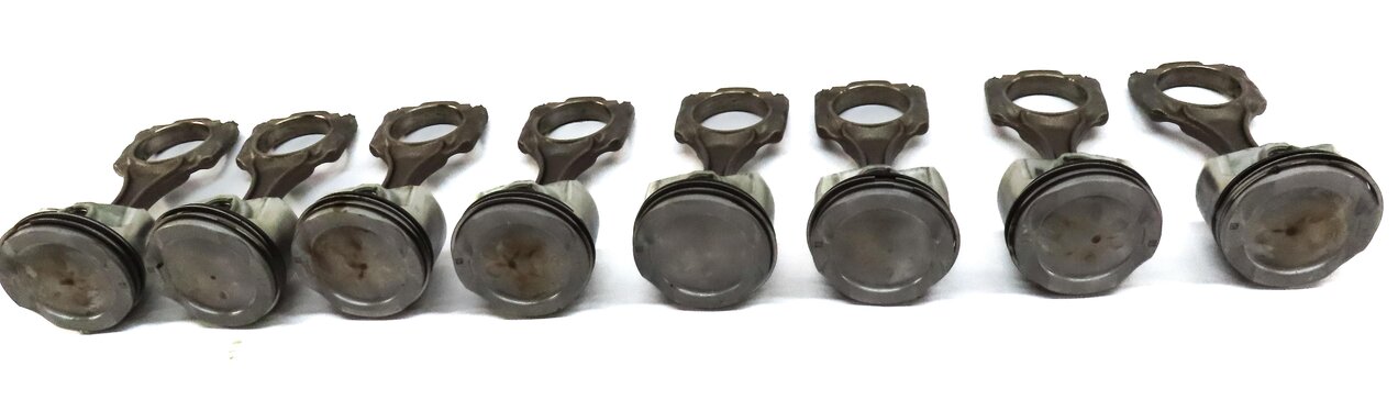 Thumbnail 2: 13 BMW 6 7 M5 M6 F01 F06 F10 4.4L N63 TURBO ENGINE PISTON & CONNECTING ROD SET8
