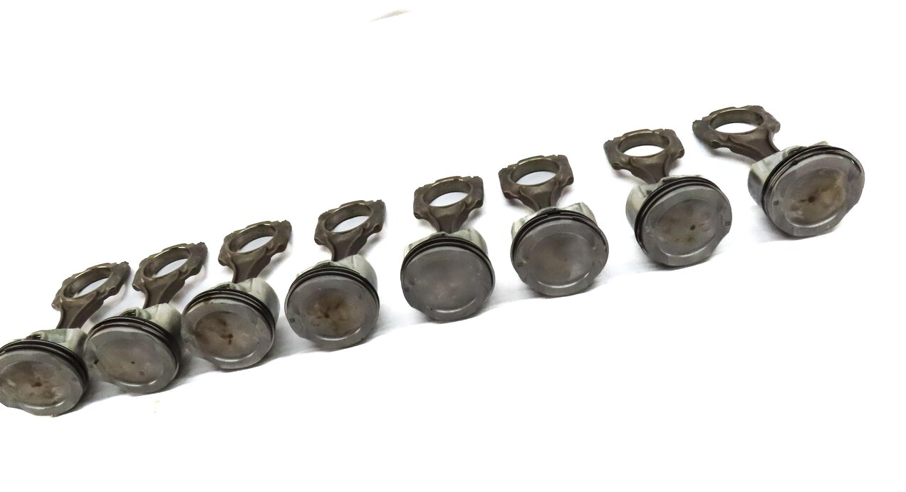 Thumbnail 3: 13 BMW 6 7 M5 M6 F01 F06 F10 4.4L N63 TURBO ENGINE PISTON & CONNECTING ROD SET8