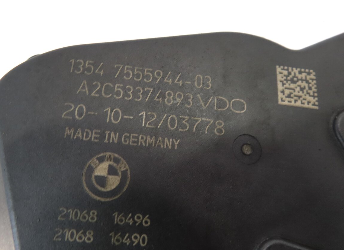 Thumbnail 6: 08-18 BMW 5 7 X5 X6 X5M X6M (F01 F10 F12 F15 F16 F85) 4.4L N63 S63 THROTTLE BODY