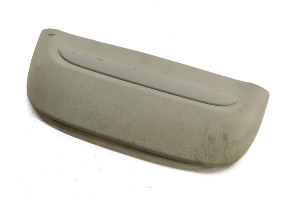 2013 BMW 750i F01 FRONT RIGHT PASSENGER UPPER SEAT BACK TRIM PIECE & LIGHT BEIGE