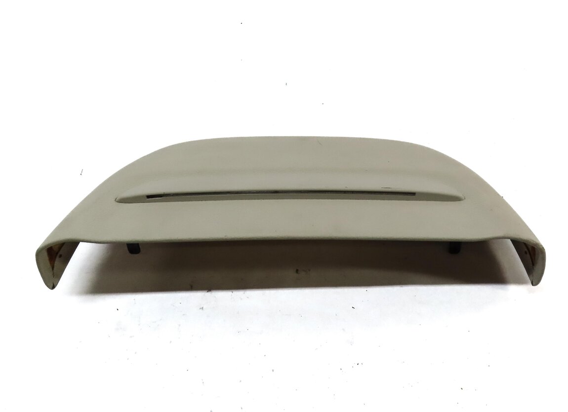 Thumbnail 4: 2013 BMW 750i F01 FRONT LEFT DRIVER UPPER SEAT BACK TRIM PIECE w/ LIGHT (BEIGE)