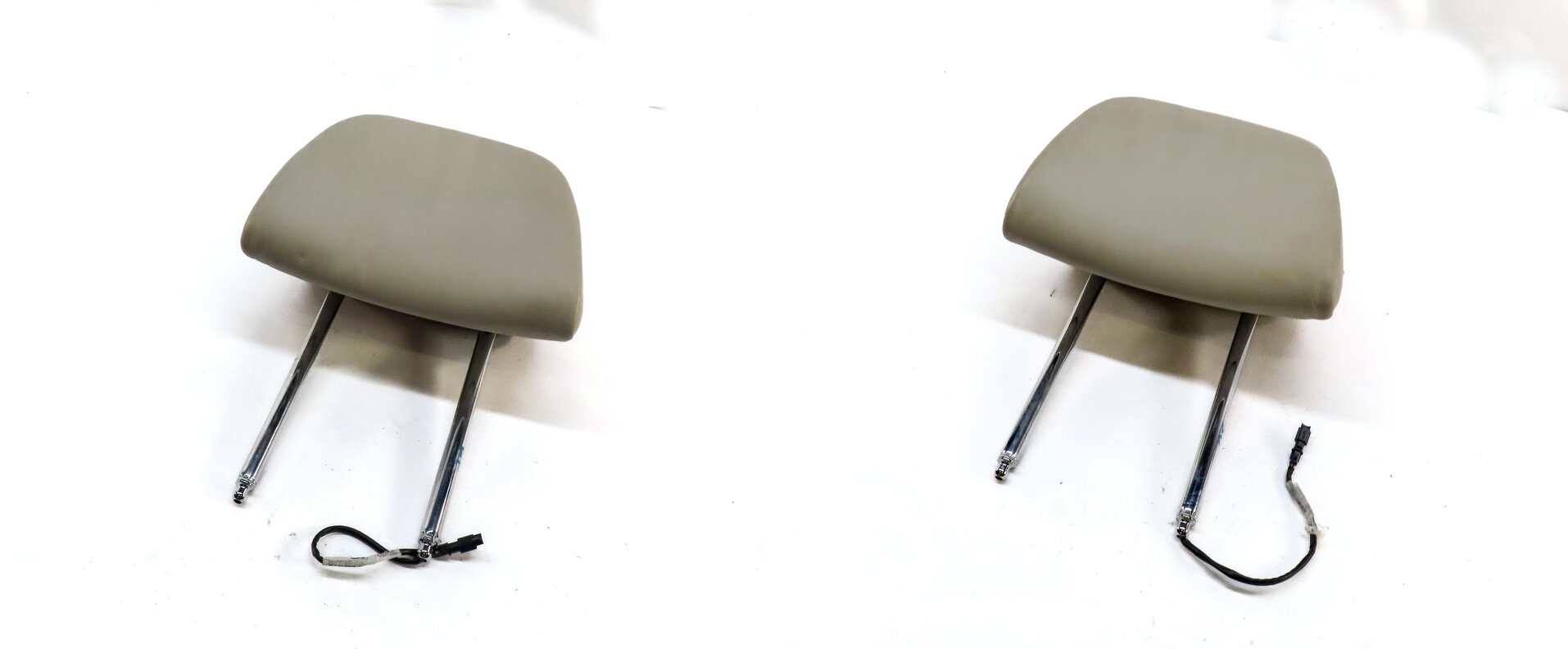 Thumbnail 13: 13-15 BMW 7 (F01) FRONT LEFT DRIVER & RIGHT COMFORT HEADREST SET2 (IVORY WHITE)