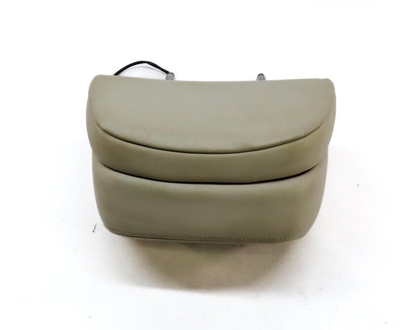 Thumbnail 23: 13-15 BMW 7 (F01) FRONT LEFT DRIVER & RIGHT COMFORT HEADREST SET2 (IVORY WHITE)