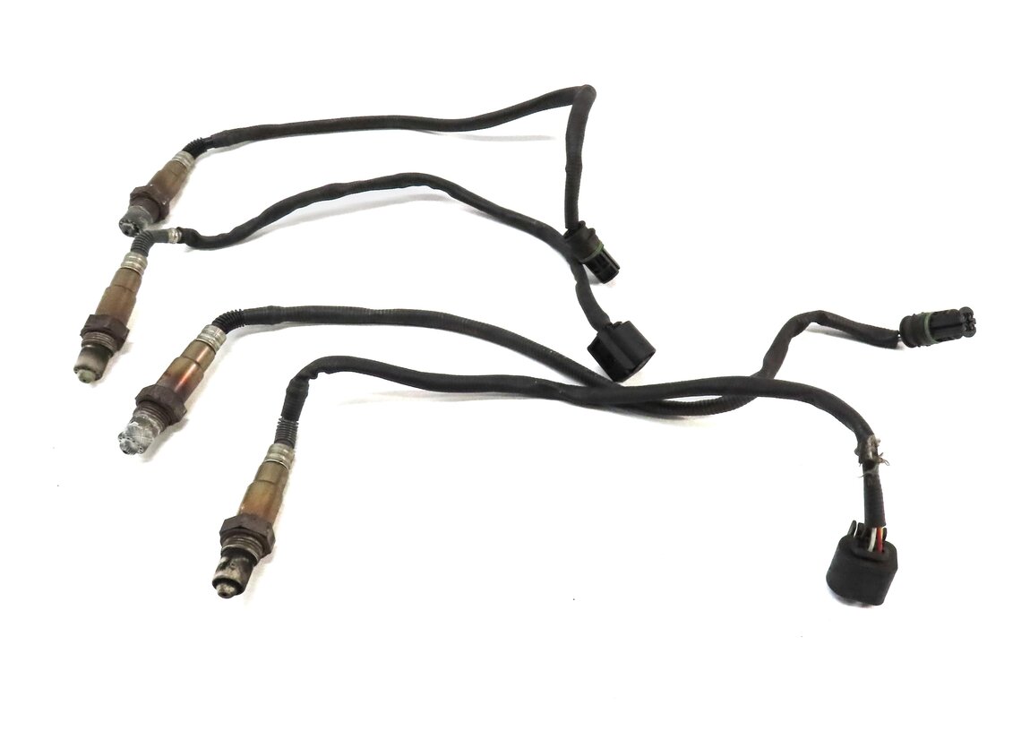 Thumbnail 2: 2013 BMW 750i (F01) 4.4L TURBO N63 ENGINE PRE POST CAT O2 OXYGEN SENSOR SET 4