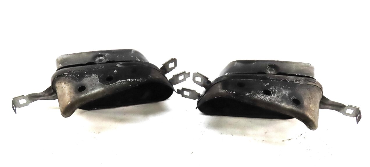Thumbnail 4: 2013 BMW 750i F01 4.4L TURBO N63 ENGINE REAR LEFT RIGHT MUFFLER EXHAUST TIP SET