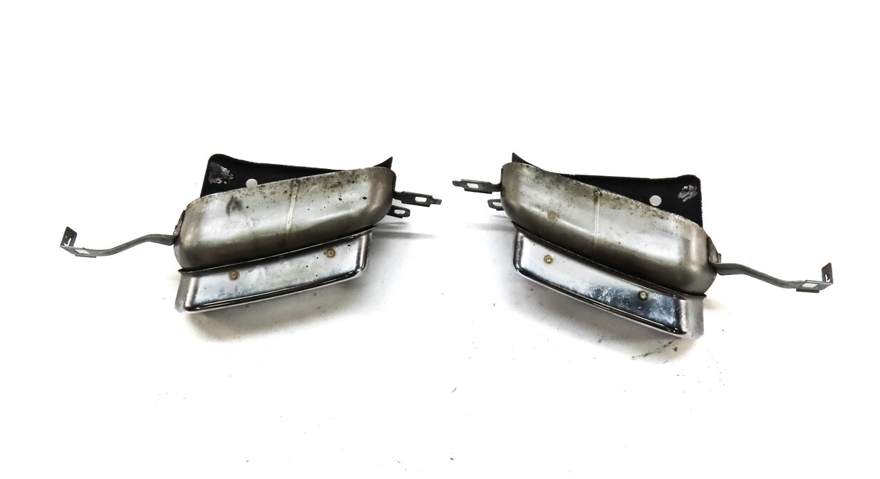 Thumbnail 5: 2013 BMW 750i F01 4.4L TURBO N63 ENGINE REAR LEFT RIGHT MUFFLER EXHAUST TIP SET