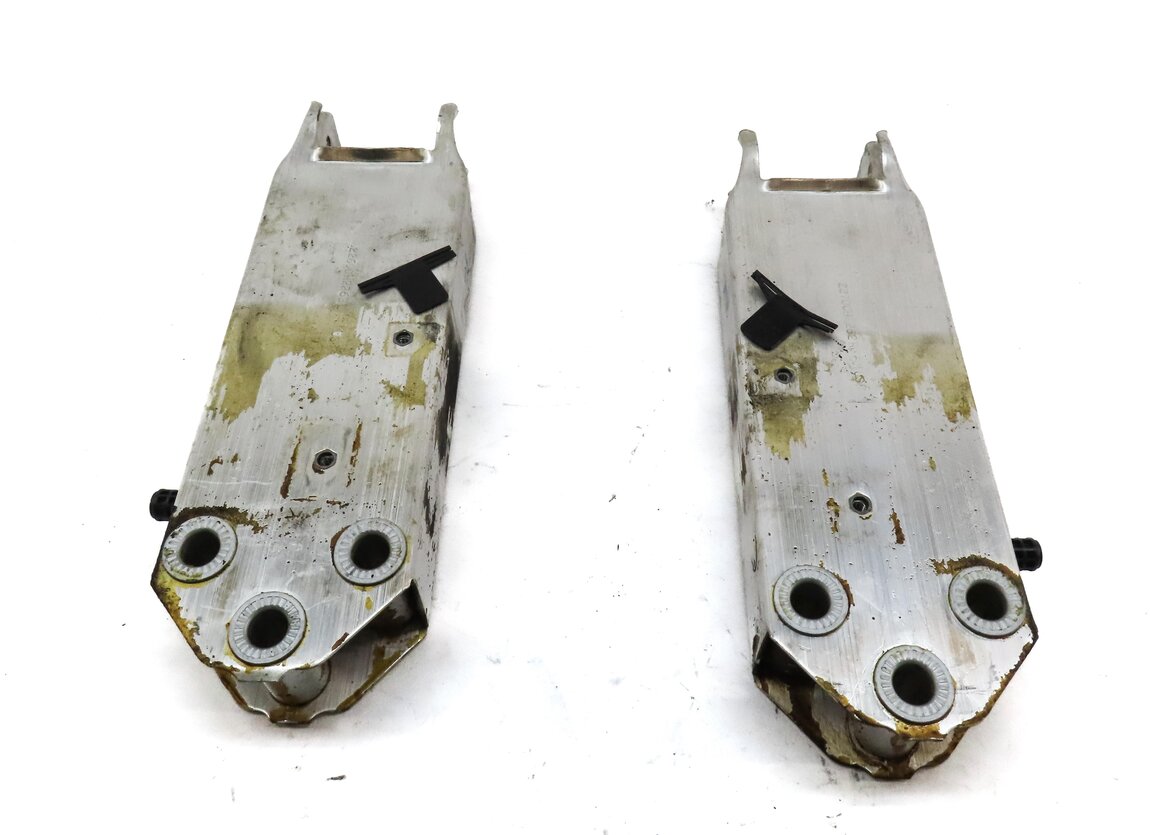 Thumbnail 4: 2013 BMW 750i (F01) FRONT BUMPER LEFT & RIGHT IMPACT REINFORCEMENT BAR MOUNT SET