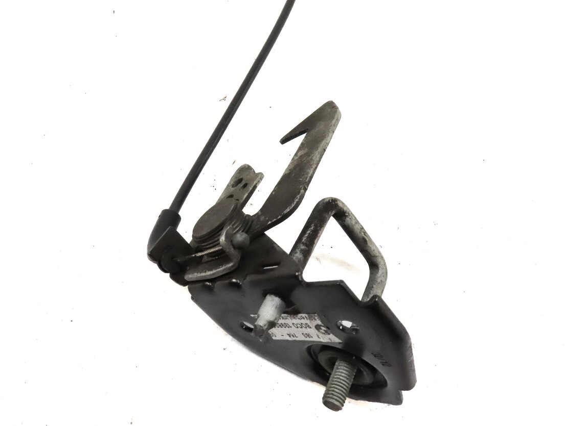Thumbnail 12: 2013 BMW 750i F01 HOOD SAFETY CATCH HOOK LATCH SET 2 w/ CABLES & RELEASE HANDLE