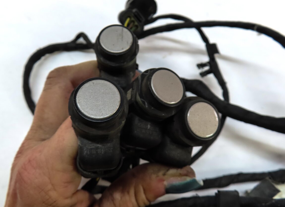 Thumbnail 5: 2013 BMW 750i (F01) FRONT PARK ASSIST PDC SENSOR SET5 (CASHMERE) w/ HARNESS